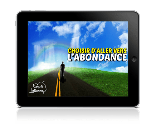 choisir d'aller vers l'abondance - ipad