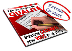 extrait de "Témoignages de qualité"