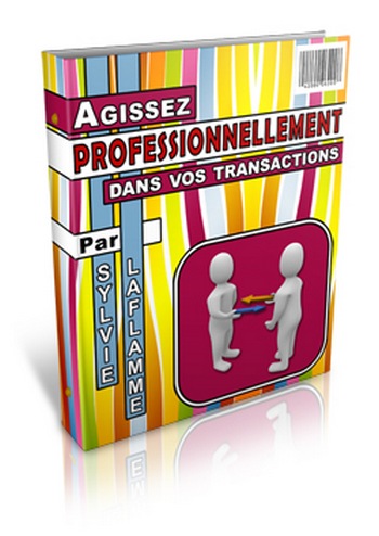 Agissez professionnellement dans vos transactions - ebook gratuit